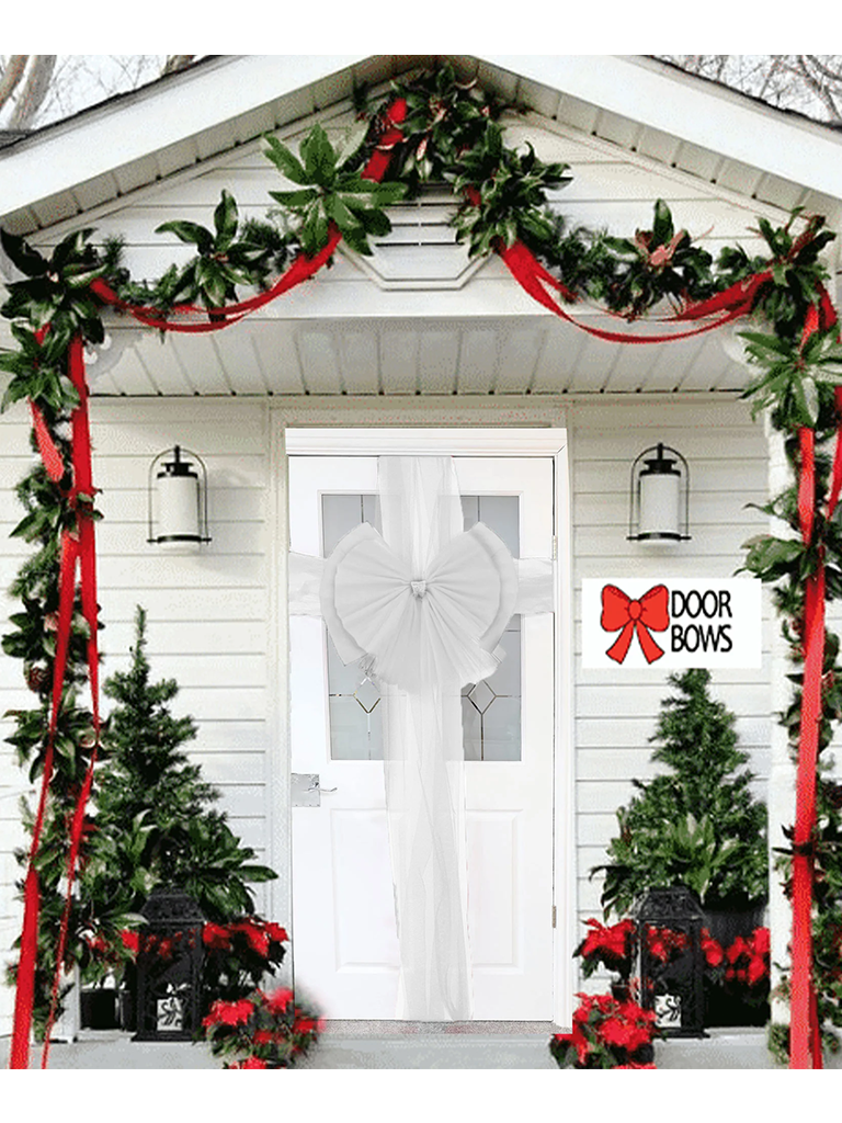 Door Bow Decoration Attractive Front Door Bow Tie