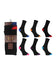 Active Star Assorted Colour Heel and Toe Cotton Socks {Assorted Colour}