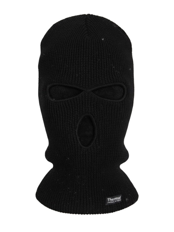 Active Star Black Thermal 3-Hole Balaclava