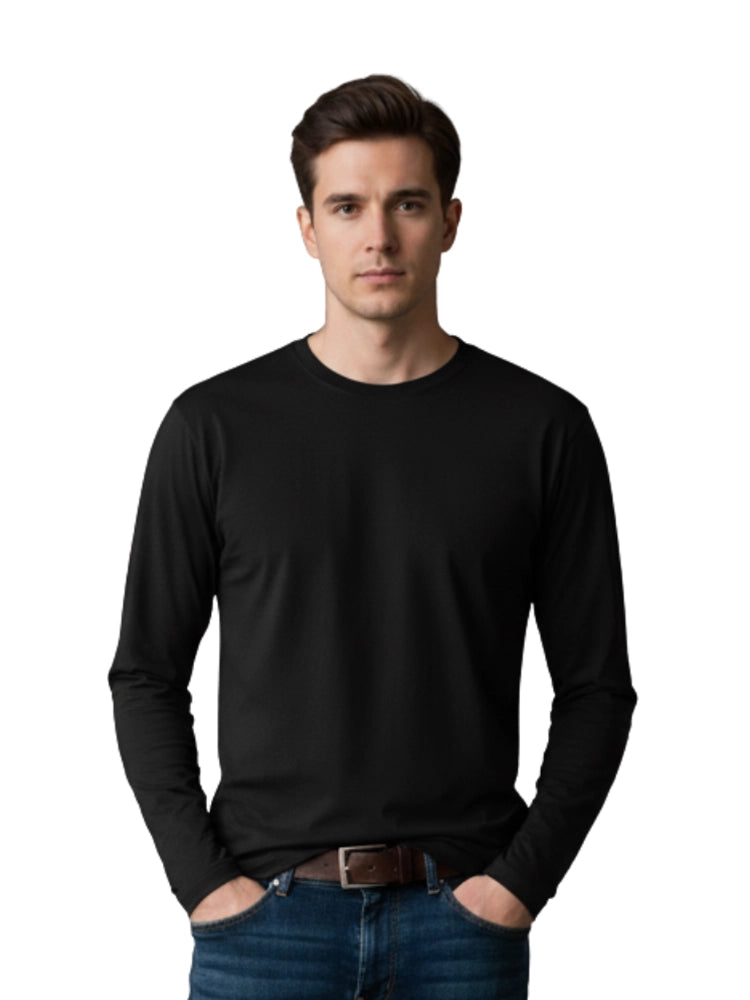 Men's Crew Neck Long Sleeve T-Shirt