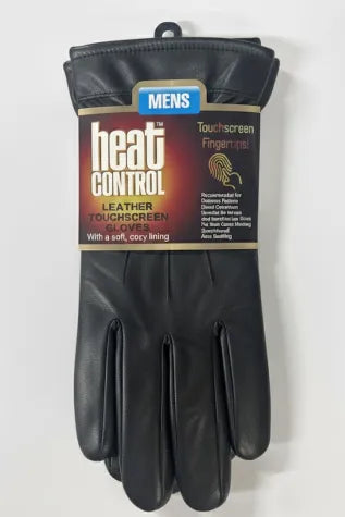 Active Star Men & Women Touchscreen PU Leather Gloves