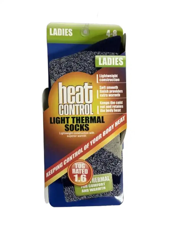 Active Star Ladies 1.6 TOG Argyle Light Thermal Socks