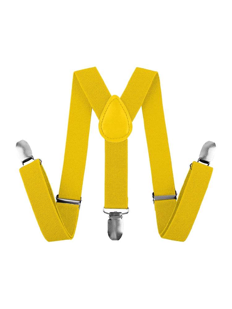 Unisex Adjustable Suspenders Plain Braces - thefancydress.co.uk