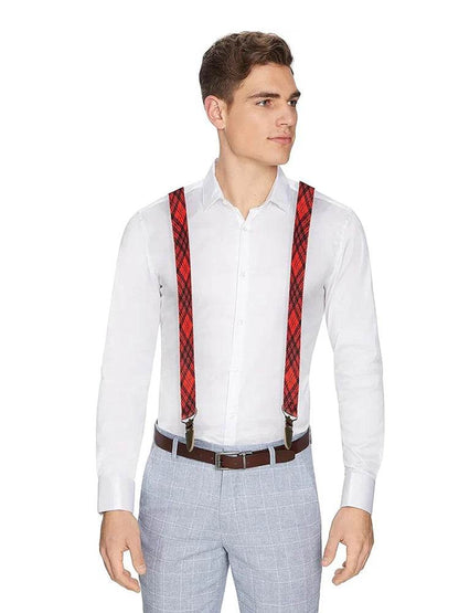 Adjustable Tartan Braces 2.5 cm - thefancydress.co.uk