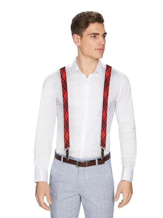 Adjustable Tartan Braces 2.5 cm - thefancydress.co.uk