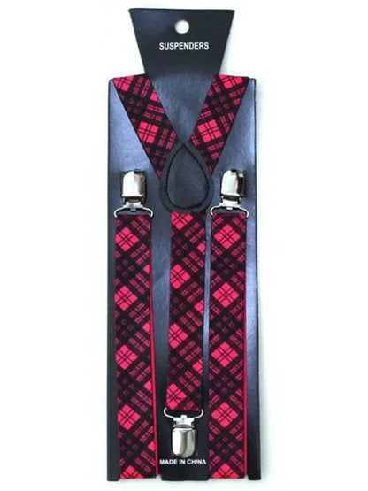 Adjustable Tartan Braces 2.5 cm - thefancydress.co.uk