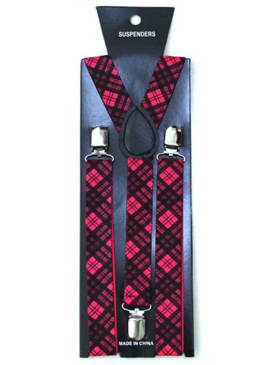 Adjustable Tartan Braces 2.5 cm - thefancydress.co.uk
