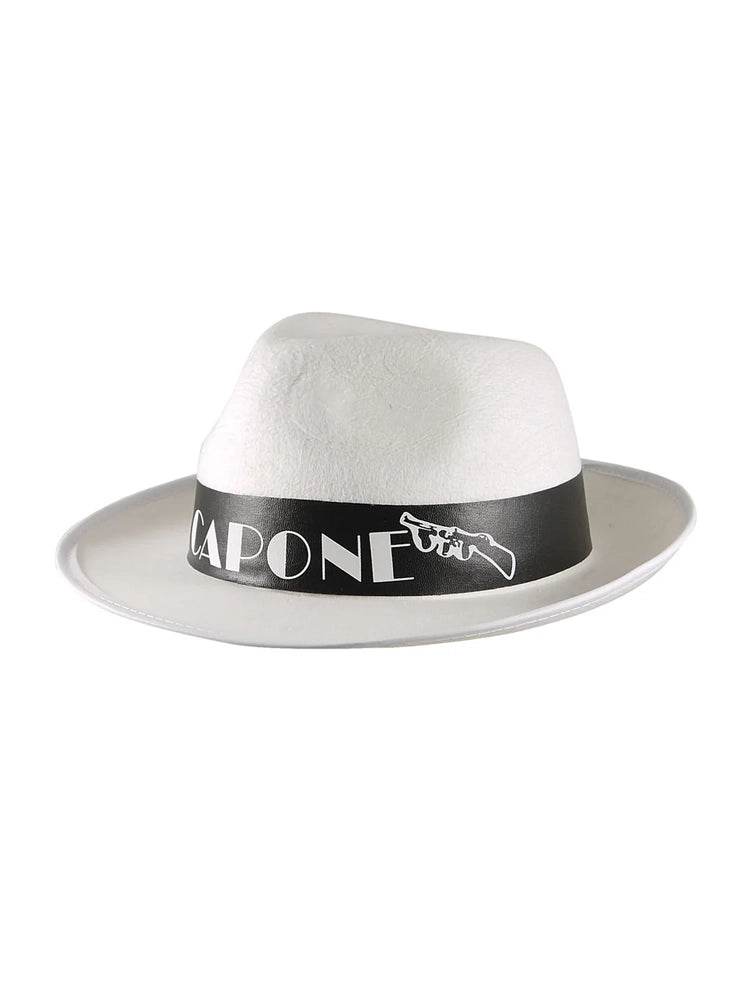Adult 1980's AI Capone Gangster Hats - thefancydress.co.uk