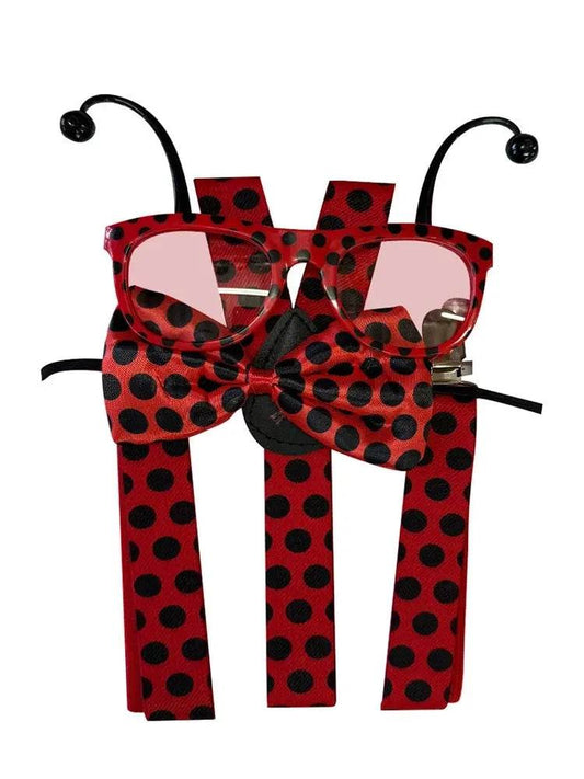 Adult 3PCS Ladybug Fancy Dress Costume Accessory Set