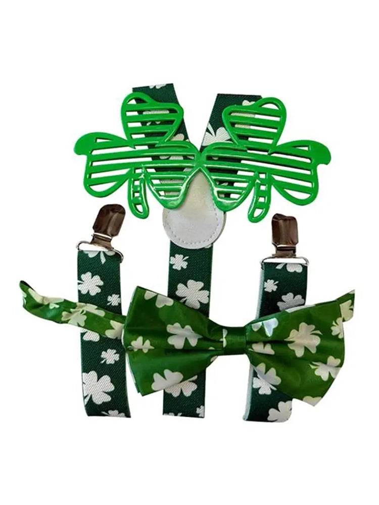 Adult 3PCS St Patrick’s Day Irish Costume Accessory Set - thefancydress.co.uk