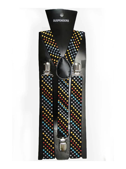Adult Adjustable Polka Dot Braces 2.5 cm