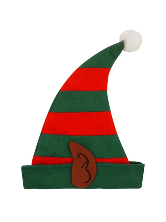 Adult Santa Elf Hat with Pixie Ears
