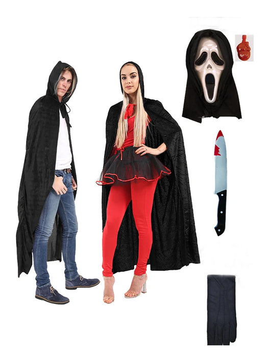 Adult Scream Ghost Bleeding Set