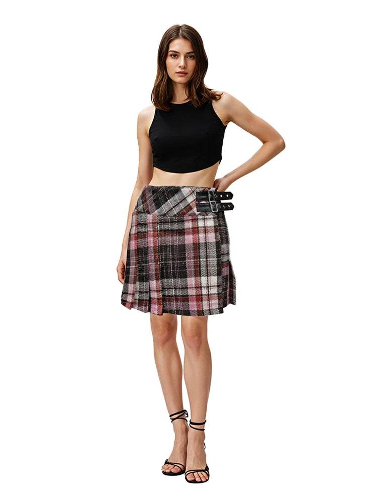 Adult Tartan Billie Kilt Skirts - thefancydress.co.uk