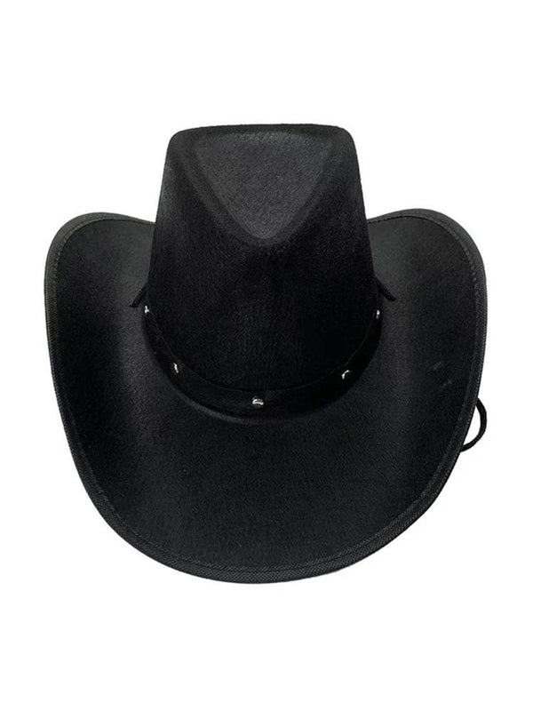Adult Western Felt Studded Cowboy Hat - thefancydress.co.uk