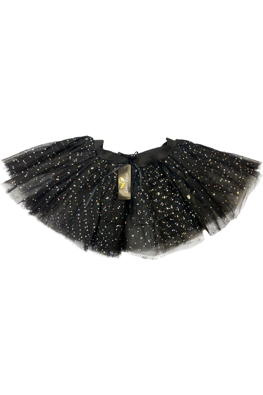 Adult 3 Layer Sequin Tutu Skirt Ballet Dance Wear