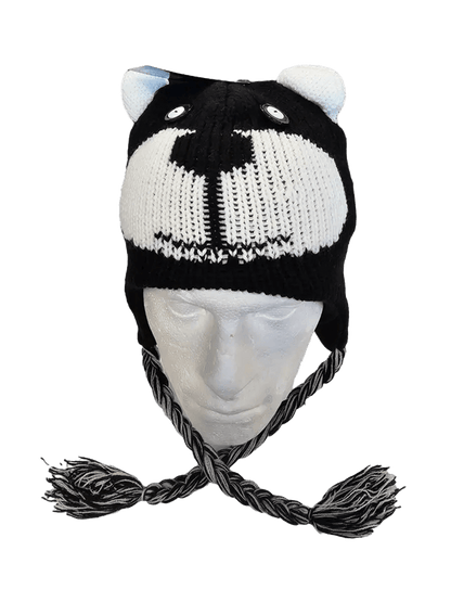Adult Animal Face Knitted Winter Hats - thefancydress.co.uk