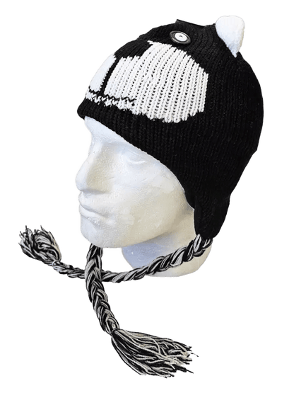 Adult Animal Face Knitted Winter Hats - thefancydress.co.uk
