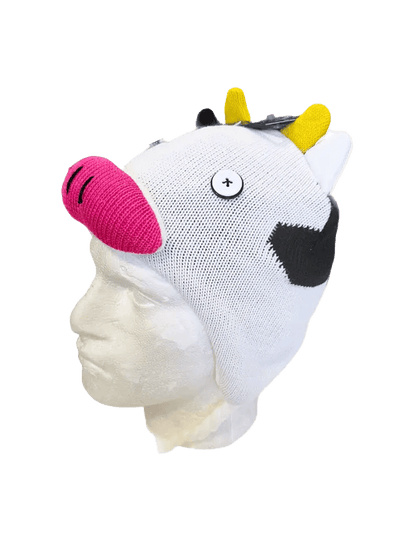 Adult Animal Face Knitted Winter Hats - thefancydress.co.uk