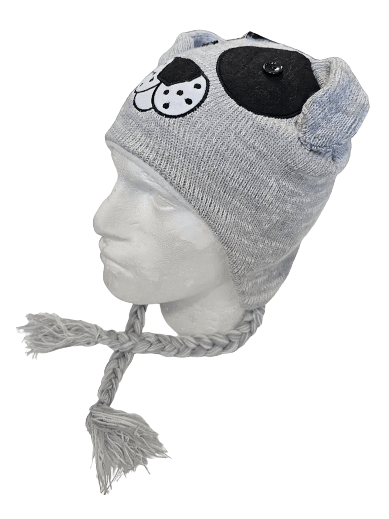 Adult Animal Face Knitted Winter Hats - thefancydress.co.uk