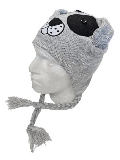Adult Animal Face Knitted Winter Hats - thefancydress.co.uk