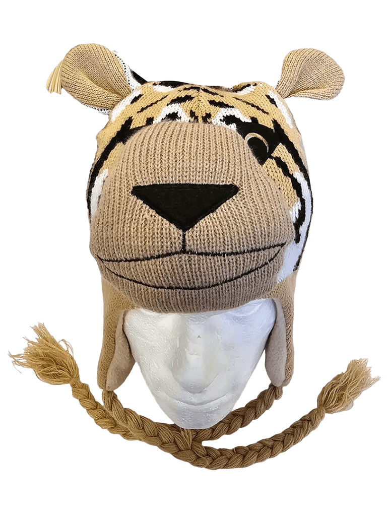 Adult Animal Face Knitted Winter Hats - thefancydress.co.uk