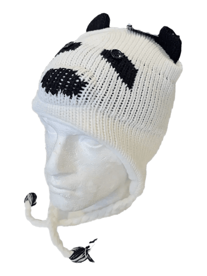 Adult Animal Face Knitted Winter Hats - thefancydress.co.uk