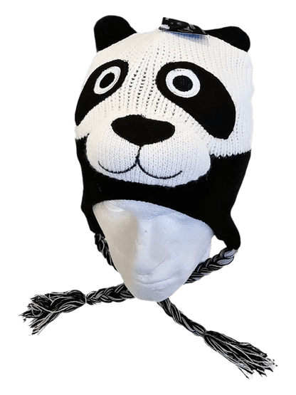 Adult Animal Face Knitted Winter Hats - thefancydress.co.uk