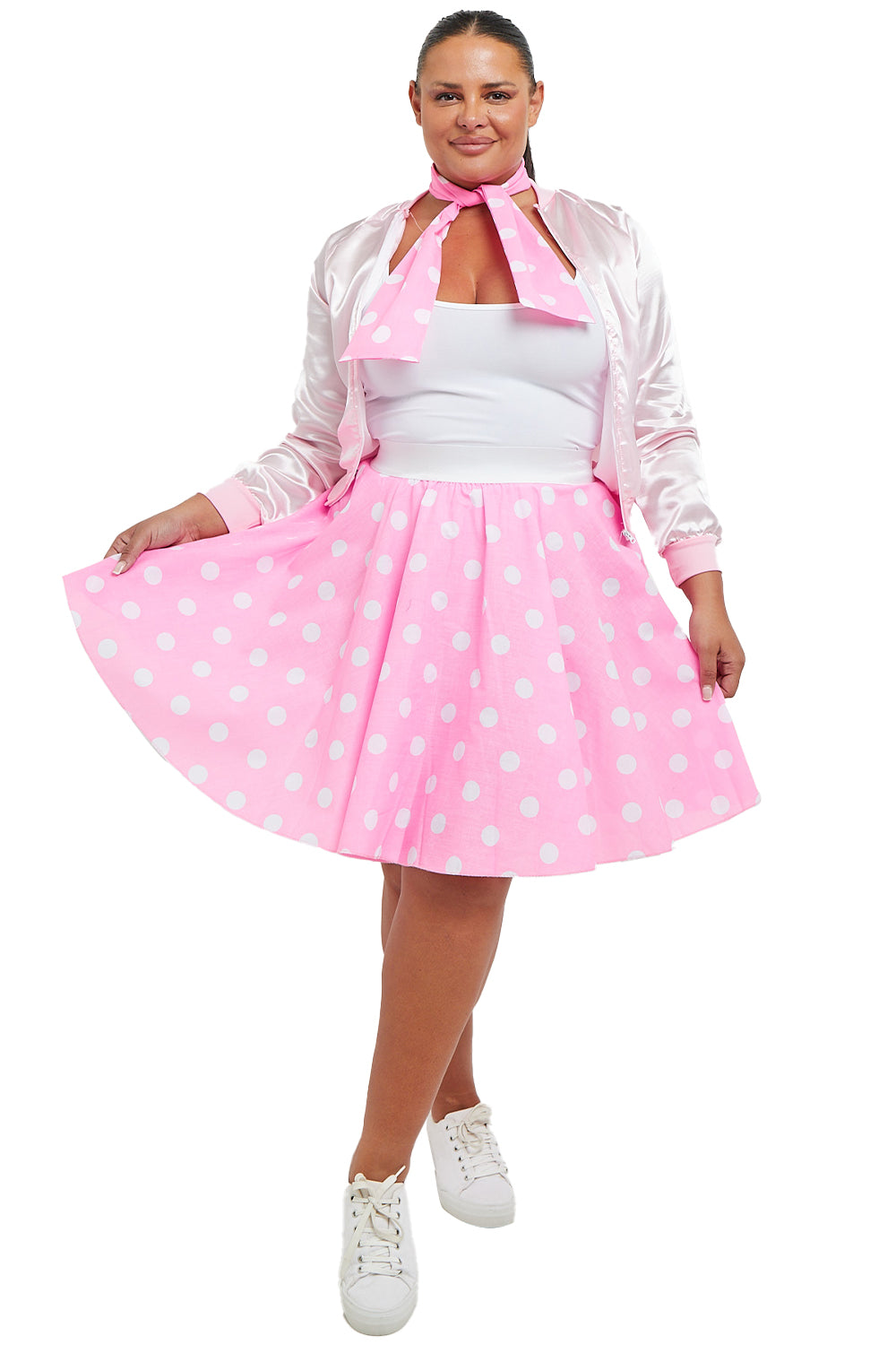 Adult Pink Satin Jacket