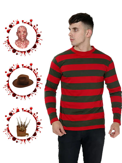 Adult Scary Burnt Man Costume Set