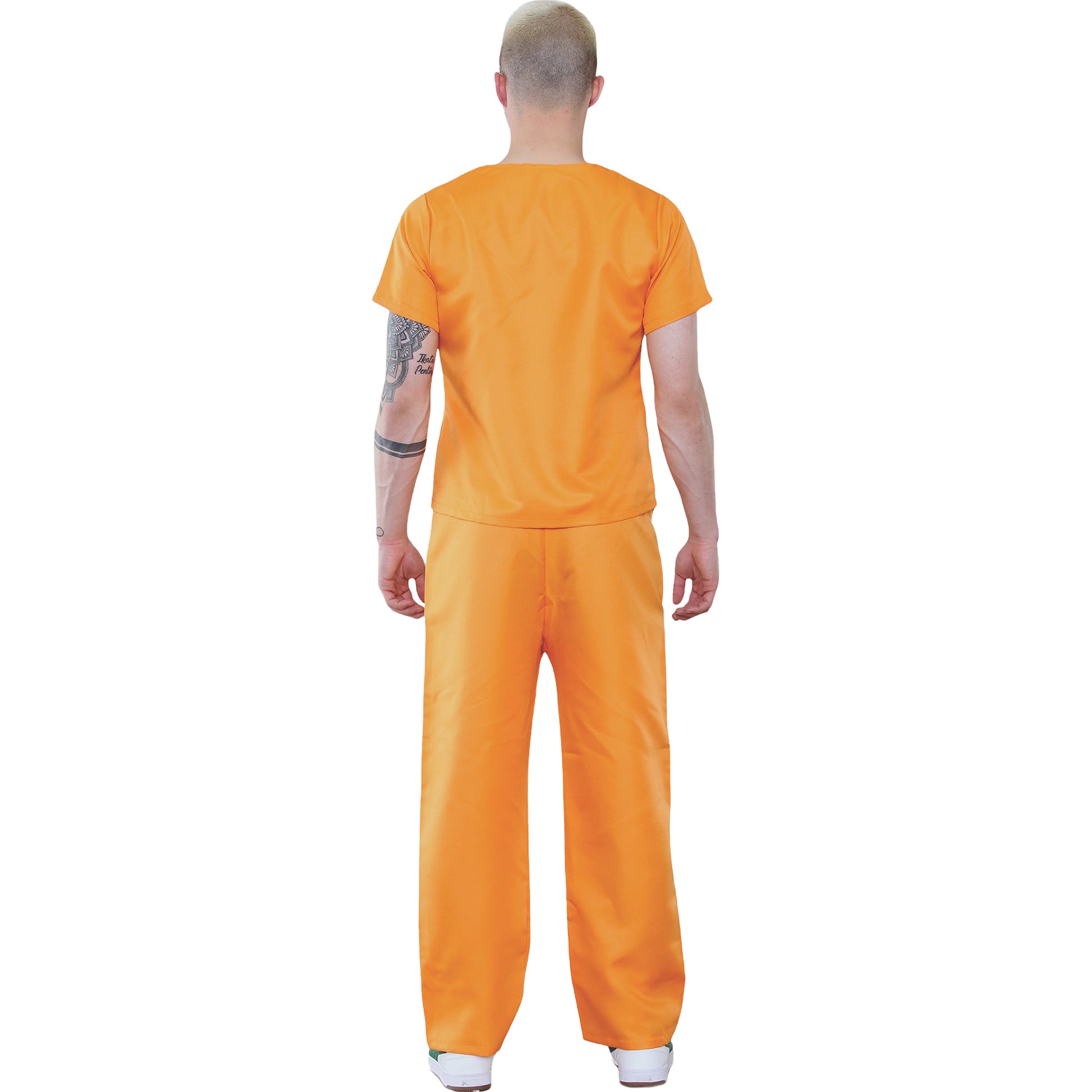 Adult Unisex 2 Pcs Prisoner Costume
