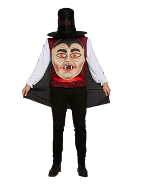 Adult Vampire With jumbo Face costume