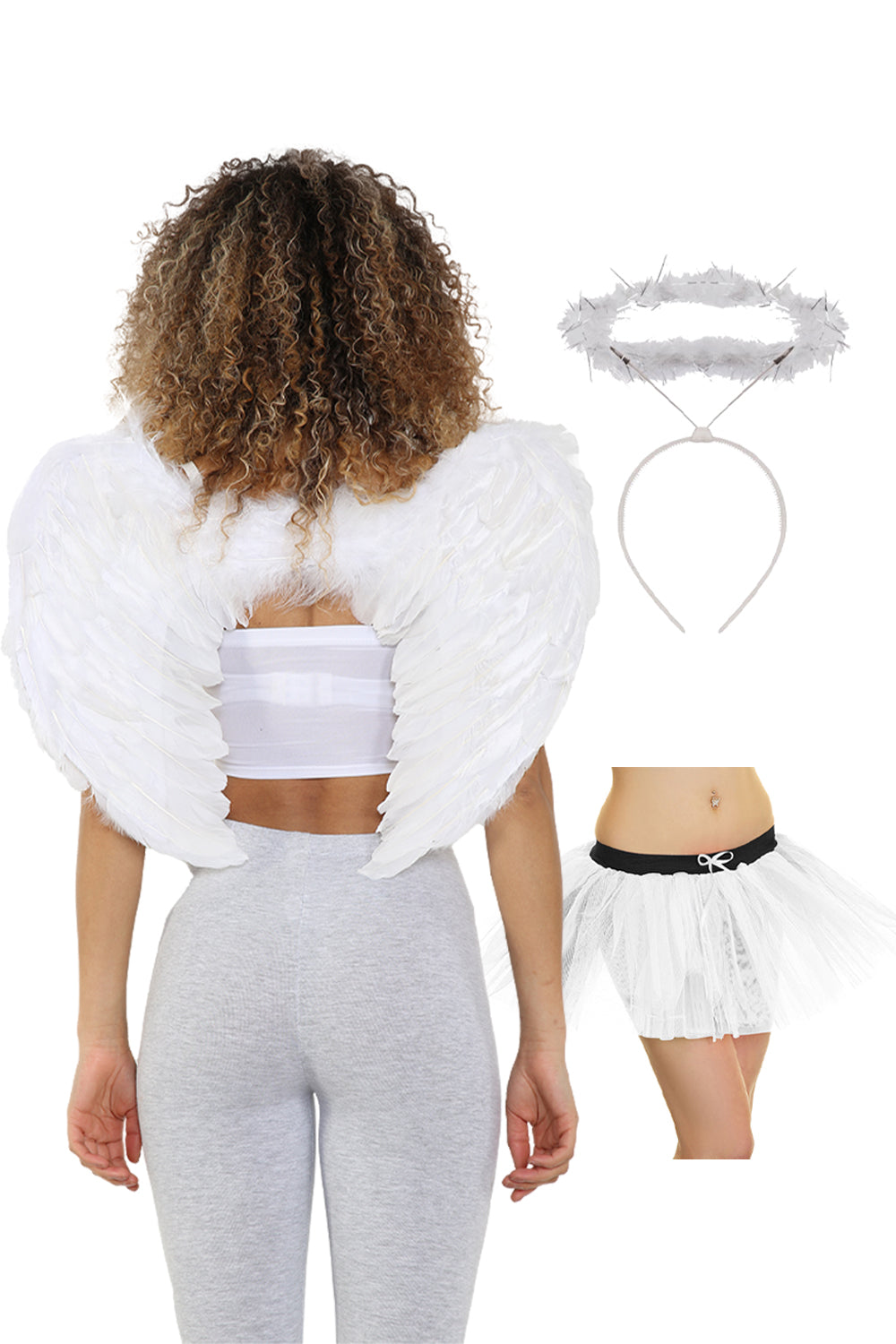 Adult White Angel Set-1