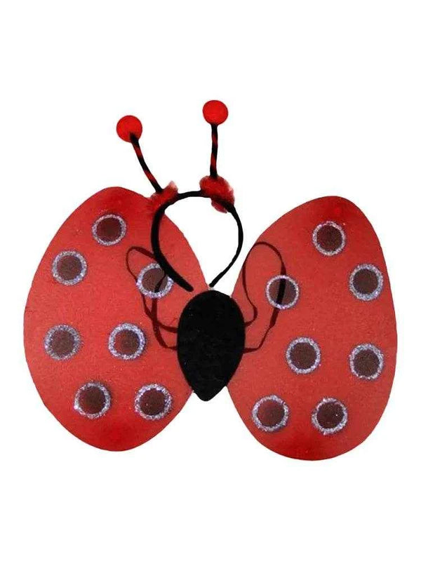 Kids Ladybug Wings & Headband