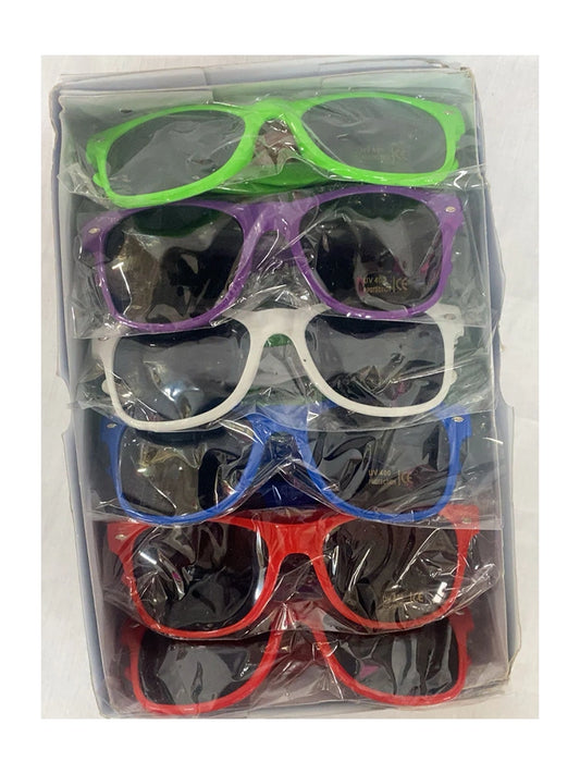Assorted Colours Frame Dark Lens Sunglasses