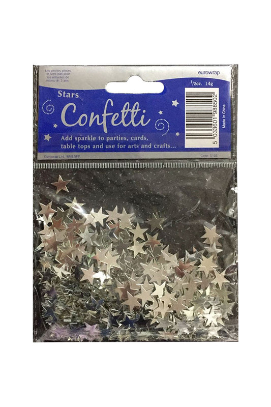 Assorted Metallic Stars Confetti
