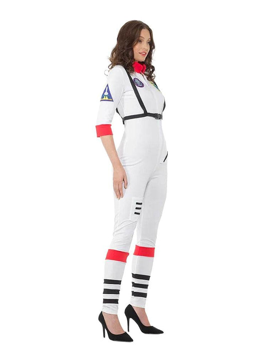 Womens Astronaut Space Suit Dress-up Costume - thefancydress.co.uk