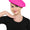 Unisex Wool Blend French Style Beret hat pink