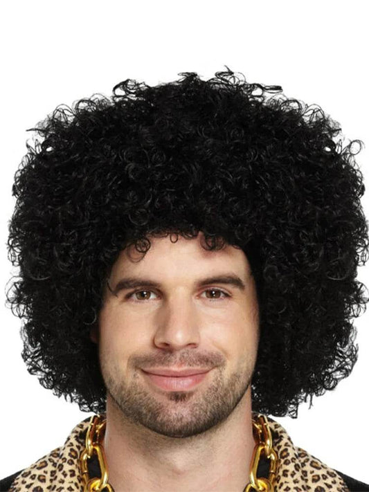 Black Afro Wig - thefancydress.co.uk