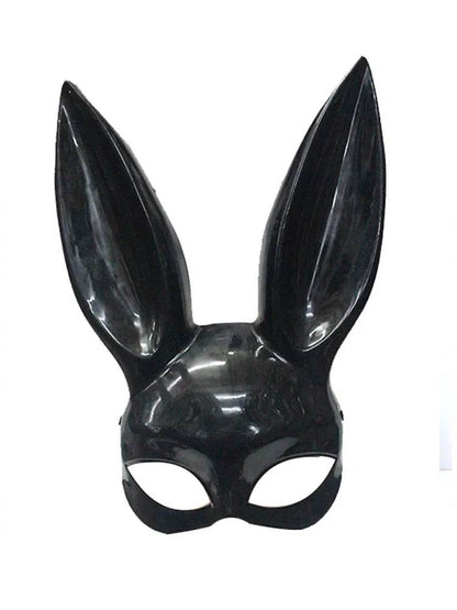 Animal Black Bunny Style Face Wear Mask - thefancydress.co.uk