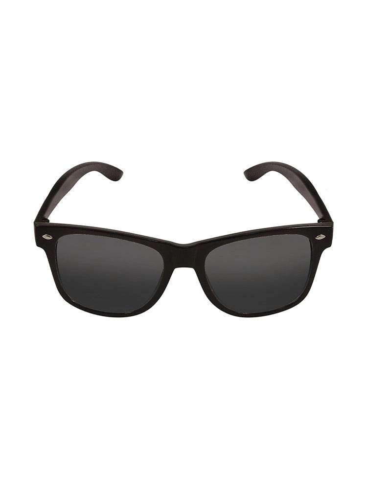 Black Frame Glasses with Dark Lens - thefancydress.co.uk