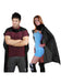 Black Deluxe Satin Superhero Cape