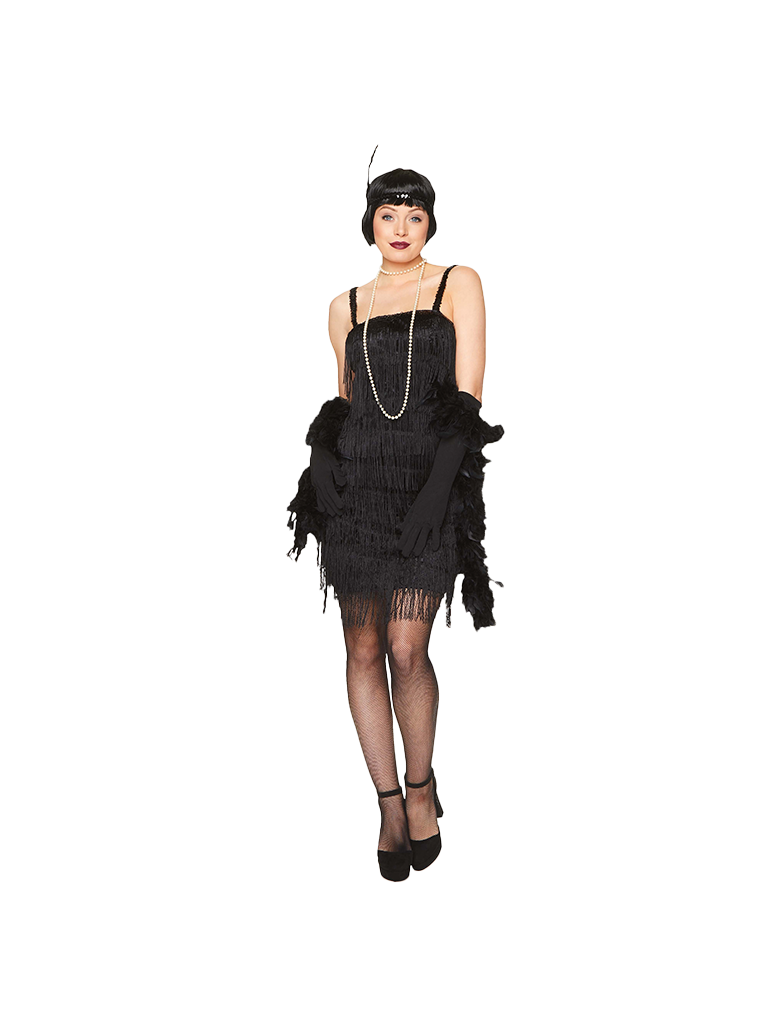 Black Flapper Dress