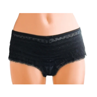 Black Ruffle Knickers