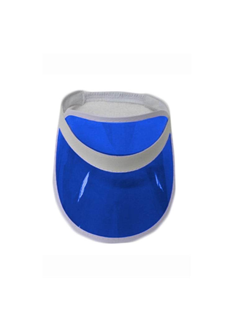 Blue Visor Hat - thefancydress.co.uk