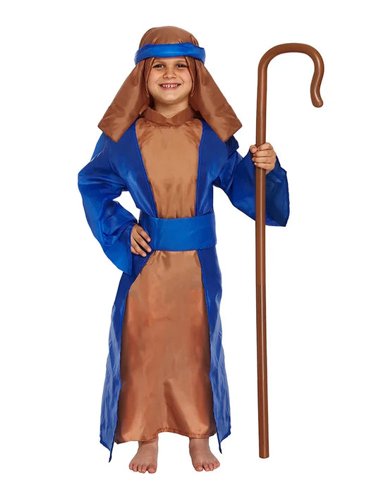 Boys Fancy Dress Blue Shepherd Costume