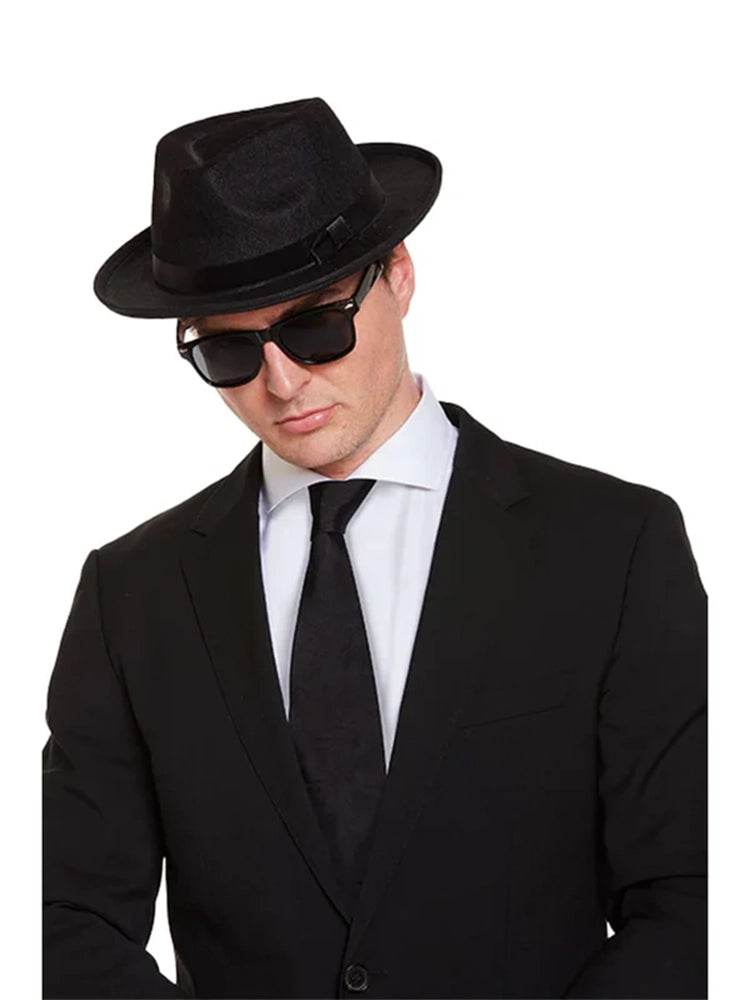 Blues Brother 1980s Costume Set - thefancydress.co.uk