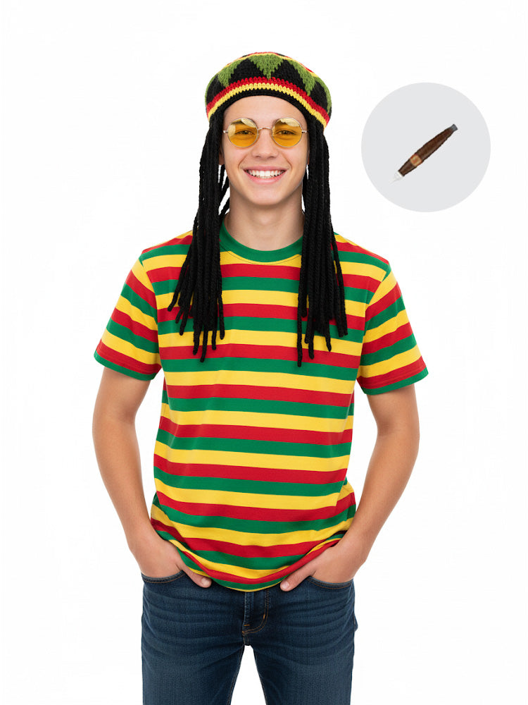 
Bob Marley Rasta Beach Costume Set
