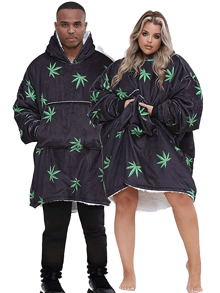 Adult Printed Hoodie Blankets - thefancydress.co.uk