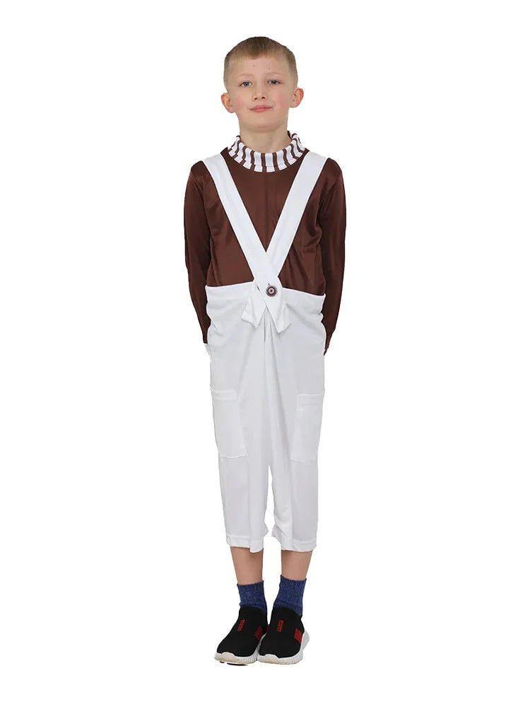 Boys Factory Worker Complete Costume